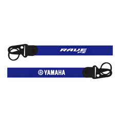 Two blue lanyards with 'RAVE FZ' and 'Yamaha' branding on a white background