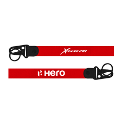 Red lanyard with 'Xulse 210' and 'Hero' branding on a white background