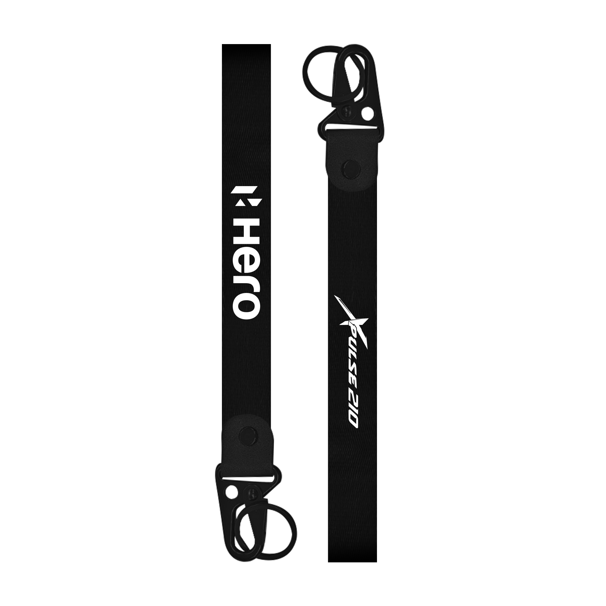 Black lanyard with 'Hero xpulse keychain