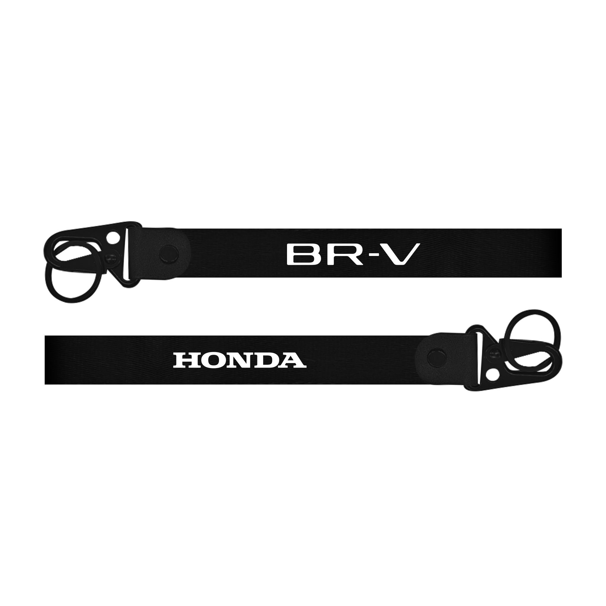 Black lanyard with 'BR-V' and 'Honda' branding on a white background