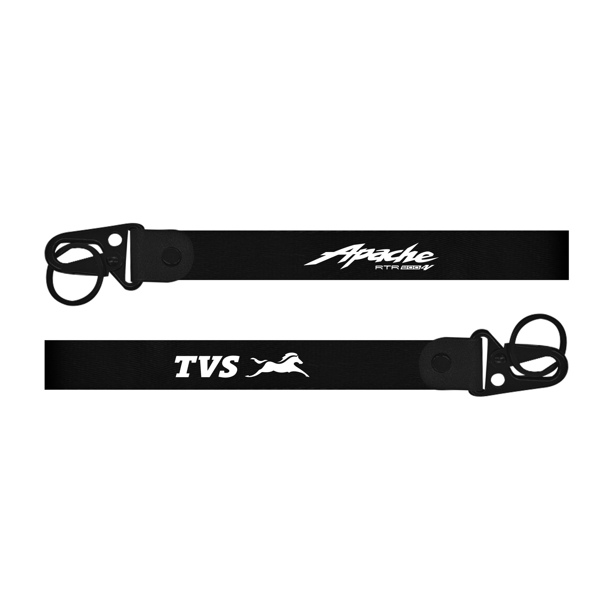 TVS Apache RTX 200 custom fabric bike keychain lanyard strap