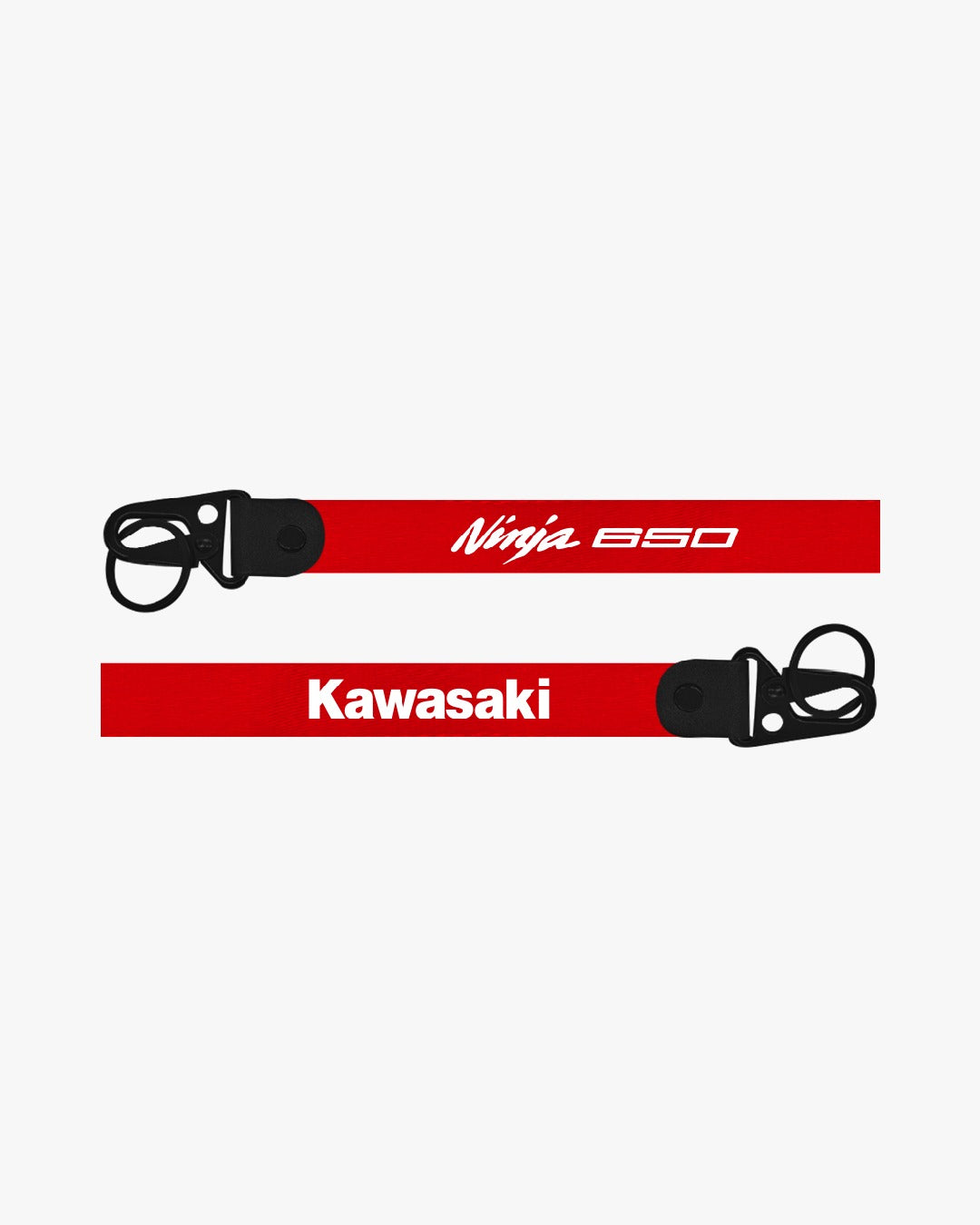 Kawasaki Ninja 650 lanyard on a white background