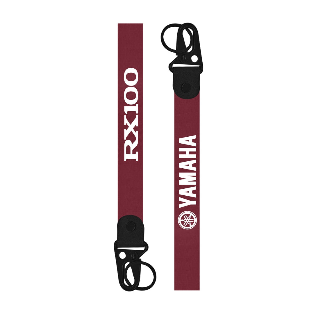 Yamaha RX100 leash on a white background