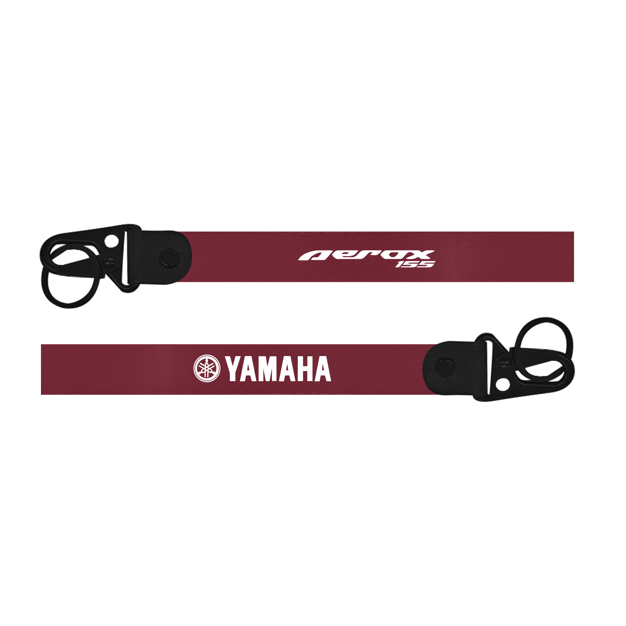 Yamaha Aerox 155 custom fabric scooter keychain lanyard strap