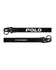 Black HRM Belt on a white background
