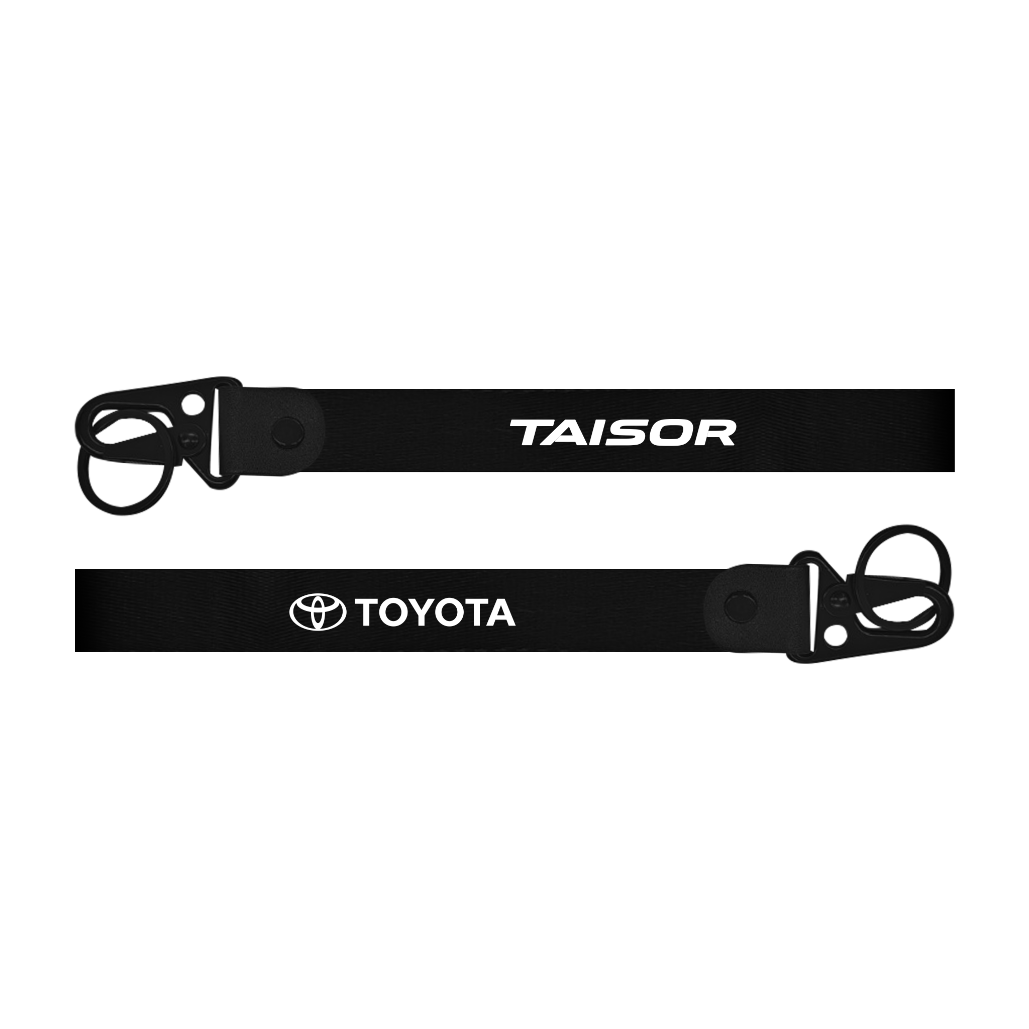 Car keychain for Toyota Taisor custom fabric car keychain with metal hook