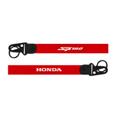 Red lanyard with 'SP160' and 'Honda' branding on a white background