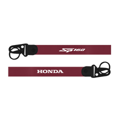 Maroon lanyard with 'Honda' and 'SP160' branding on a white background