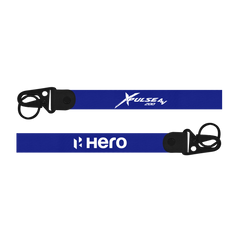 Two blue lanyards with 'Xpulse' and 'Hero' branding on a white background