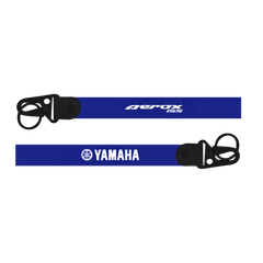 Two blue lanyards with 'aerox 155' and 'Yamaha' branding on a white background.