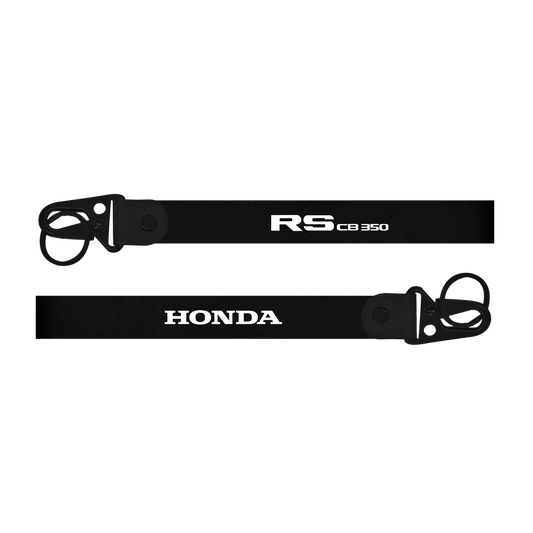 Black lanyard with 'RS CB 350' and 'Honda' branding on a white background