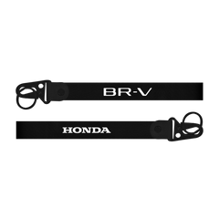 Black lanyard with 'BR-V' and 'Honda' branding on a white background