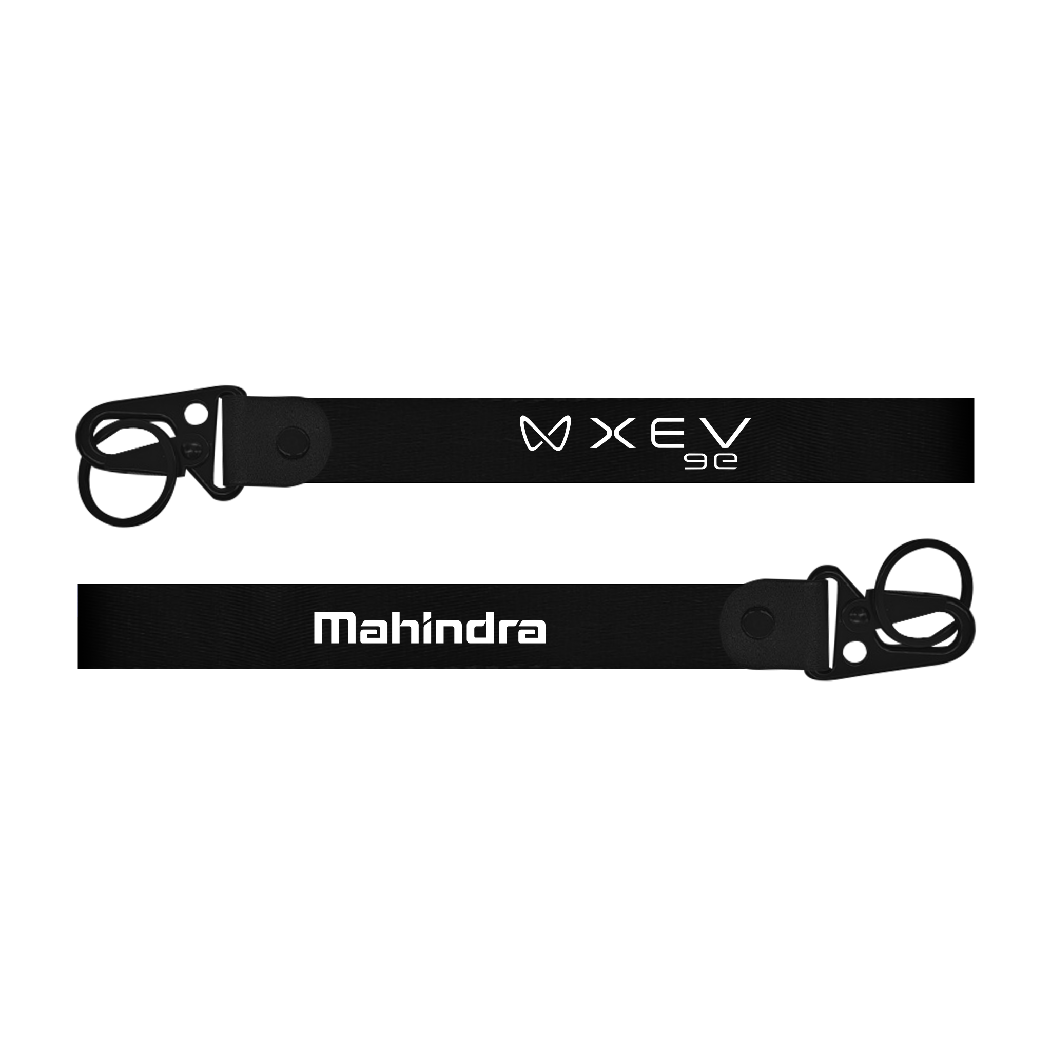Mahindra XEV 9e custom fabric car keychain lanyard strap with strong metal hook