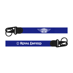 Royal Enfield Bullet 350 custom bike keychain blue