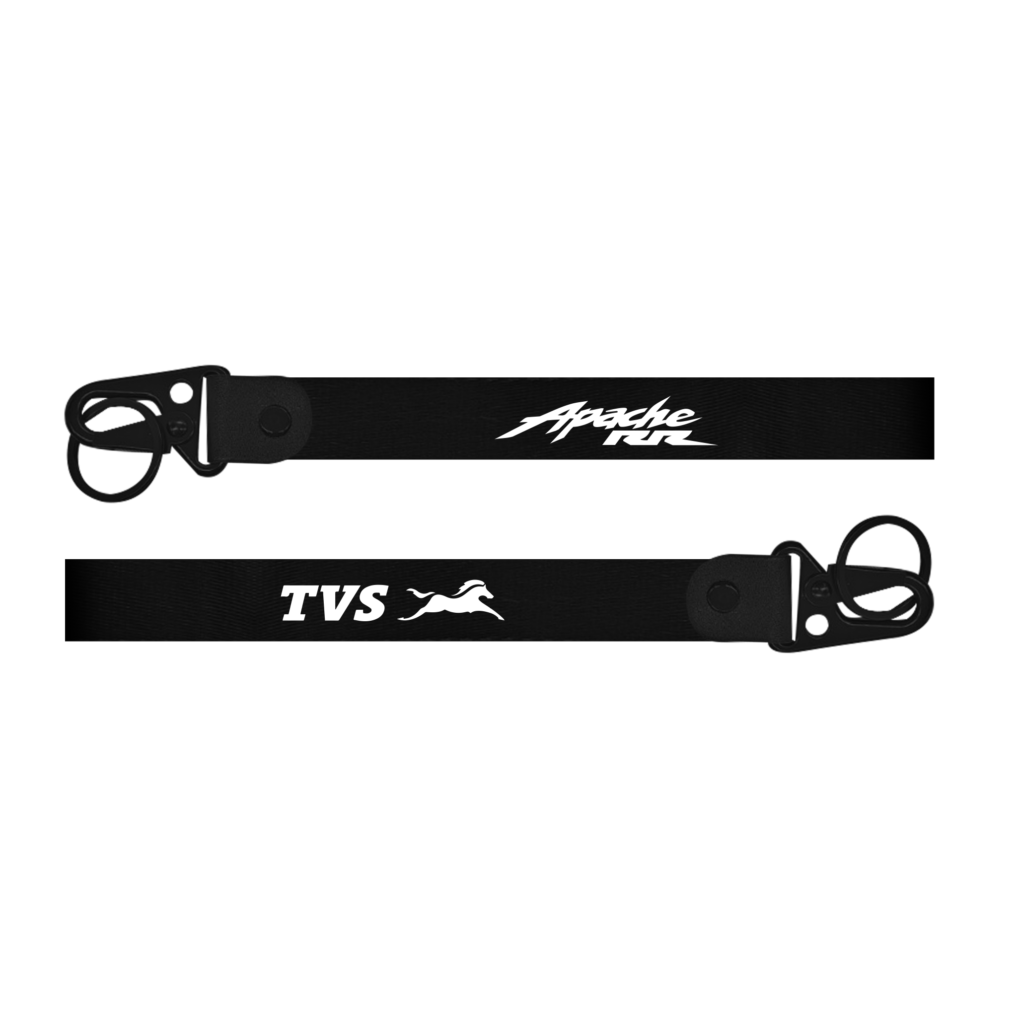 TVS Apache RR custom fabric bike keychain lanyard strap
