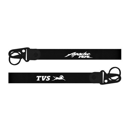 TVS Apache RR custom fabric bike keychain lanyard strap