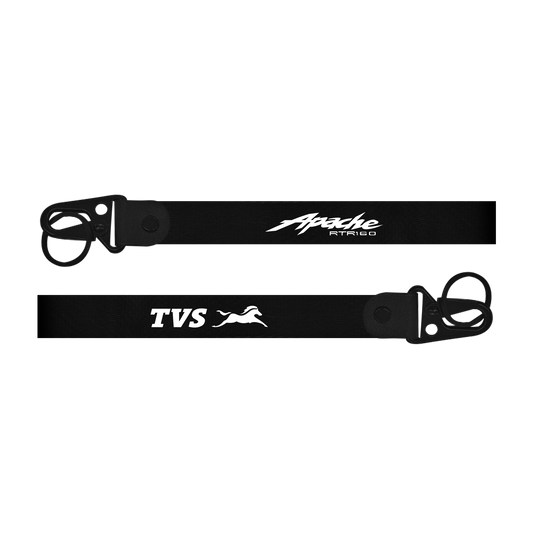 TVS Apache RTX 160 custom fabric bike keychain lanyard strap