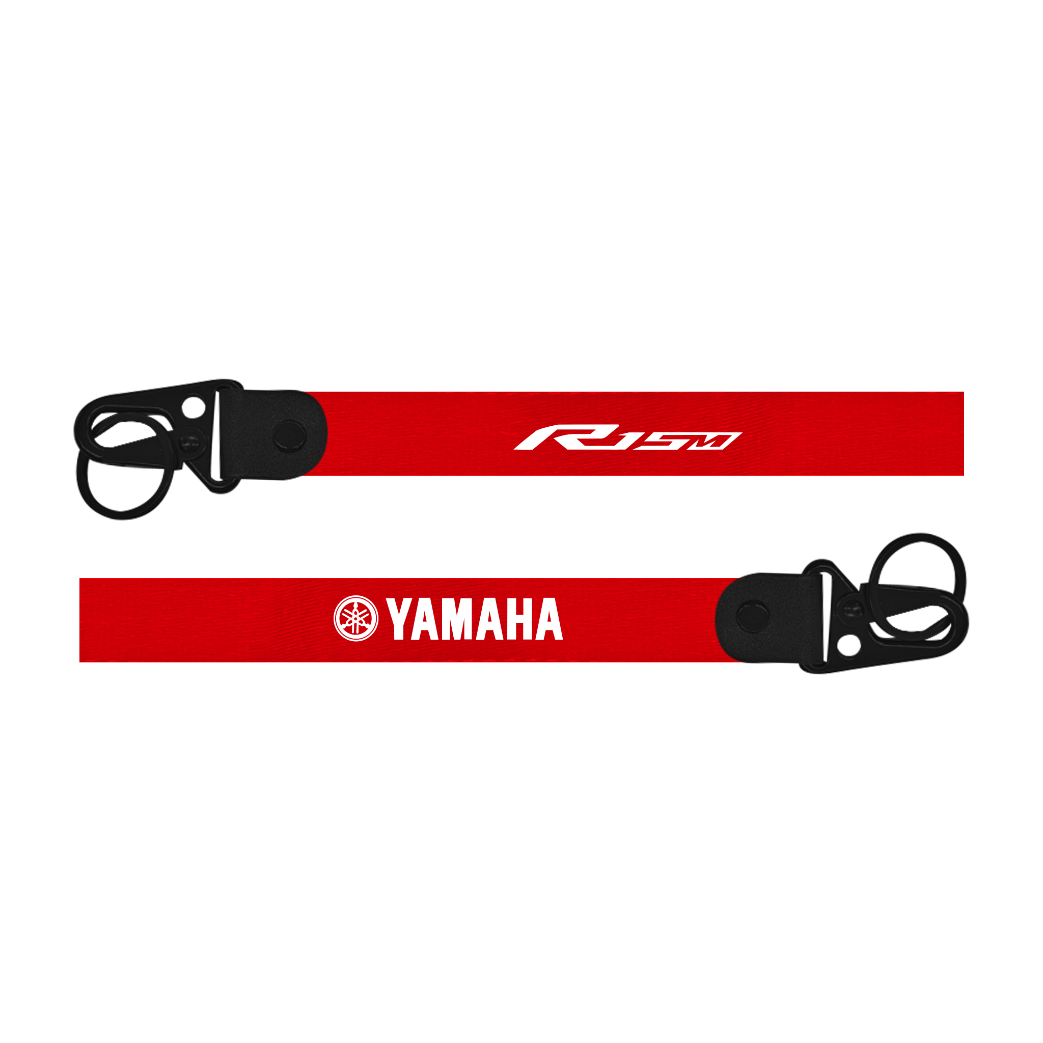 Yamaha R15M custom fabric bike keychain lanyard strap