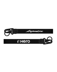 Two black lanyards with 'Hero' and 'Pyropulse' branding on a white background